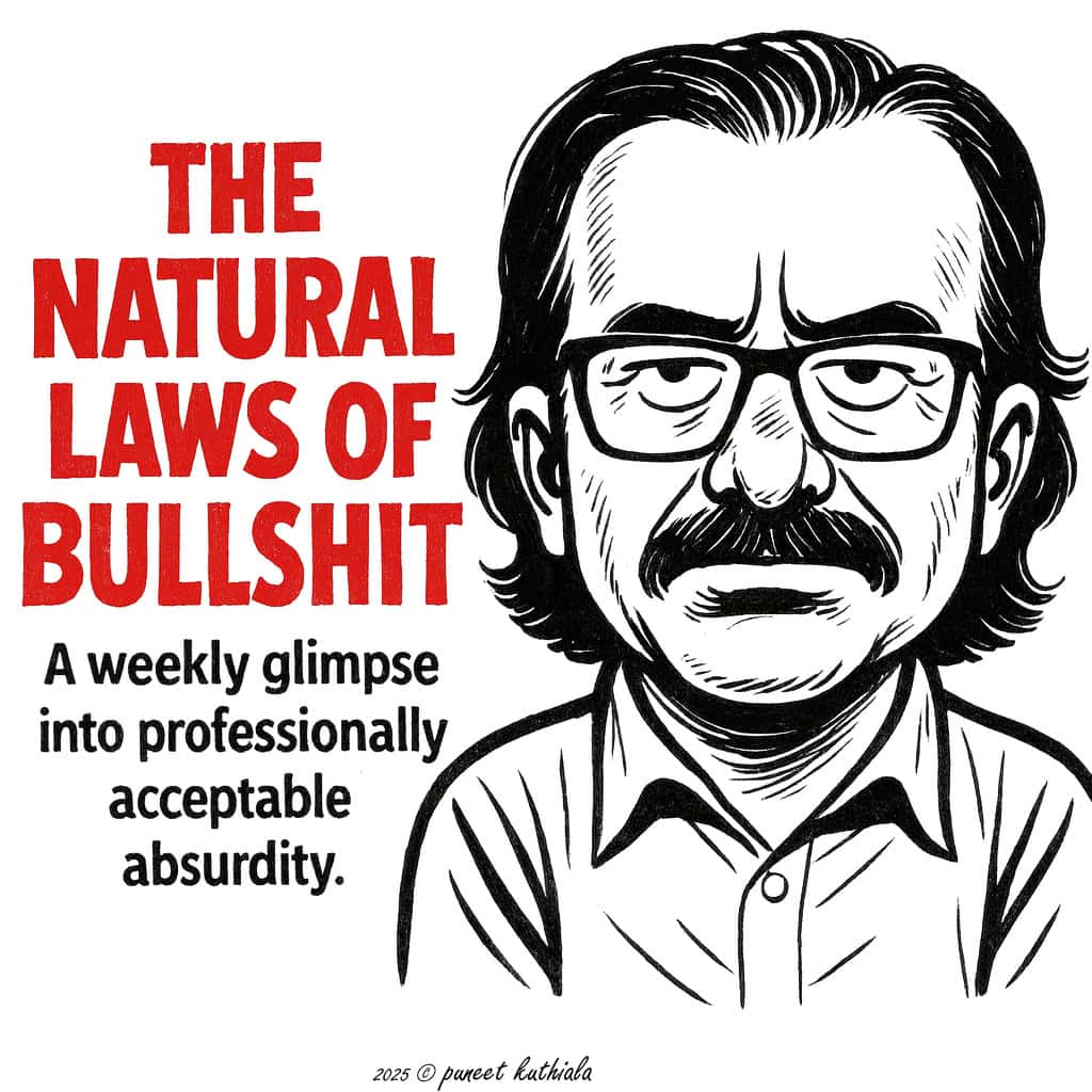 Bald man with glasses, mustache, and serious expression, illustrated in black and white.